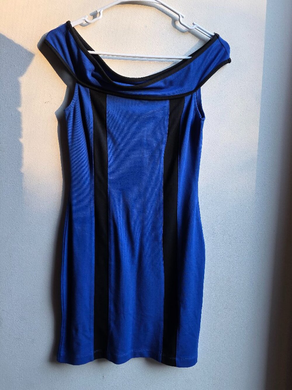 Forever 21 Royal Blue Fitted Bodycon Dress Size Medium